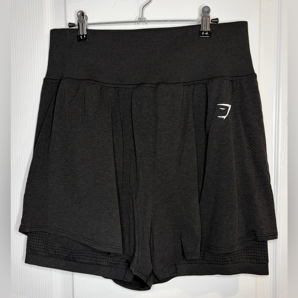 NWOT women’s XXL Gymshark black athletic shorts
